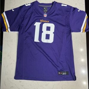 Justin Jefferson Minnesota Vikings #18 Nike Purple Jersey